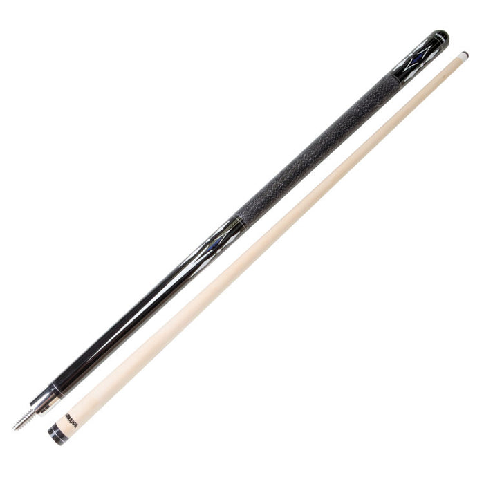 Warrior Maple Cue Stick,s.s. joint, blk 2pcs