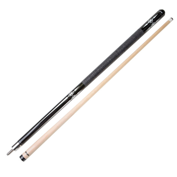 Warrior Maple Cue Stick, s.s. joint, blk 2pcs