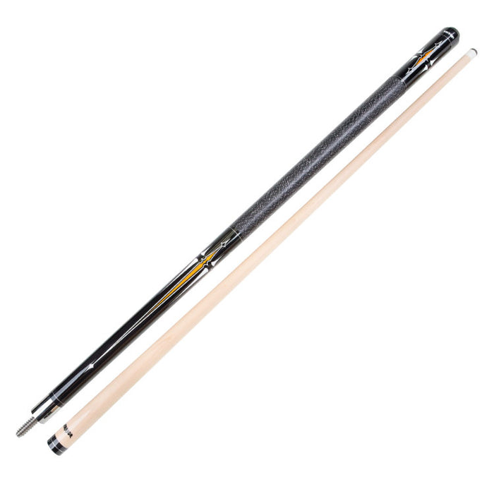 Warrior Maple Cue Stick, s.s. joint, blk 2pcs