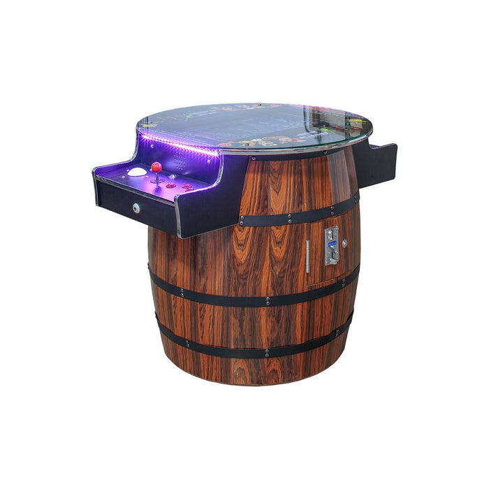 516 Games Wine Barrel w/ Trackball and Remote Led lighting