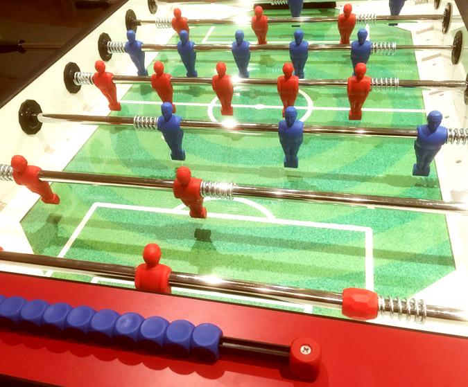 Longoni Bomber Red Foosball Soccer Table